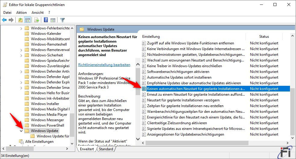 Deaktivieren Sie automatische Neustarts: Verhindern Sie, dass Windows 10 sich automatisch neu startet, um mögliche Fehlermeldungen anzuzeigen.
Führen Sie Windows Updates aus: Überprüfen Sie, ob alle verfügbaren Updates installiert sind.