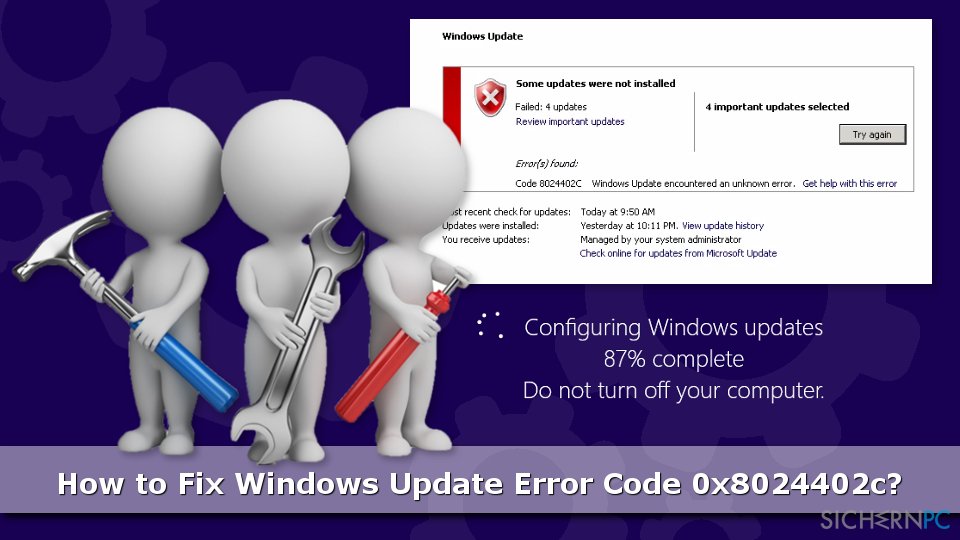 Fehlercode 0x8024402c: Verbindungsprobleme mit dem Windows Update-Server.
Fehlercode 0xC1900101: Inkompatible Hardware oder Treiber.