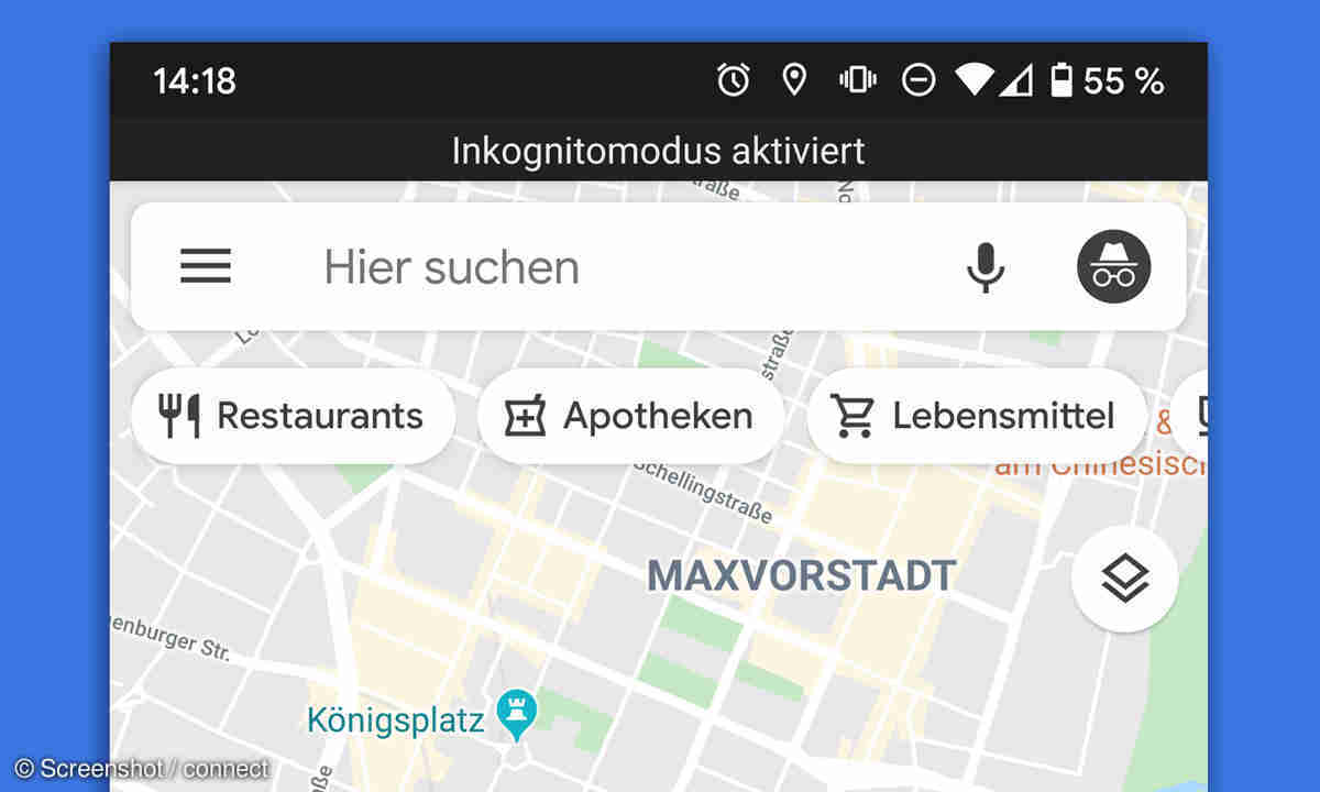 Geben Sie maps.google.com in die Adressleiste ein und drücken Sie die Eingabetaste.
Überprüfen Sie, ob Google Maps im Inkognito-Modus ordnungsgemäß geladen wird.