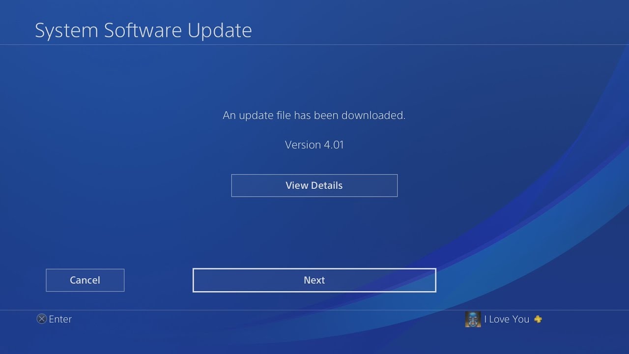 Gehen Sie zu den Einstellungen der PS4.
Wählen Sie Systemsoftware-Update aus.