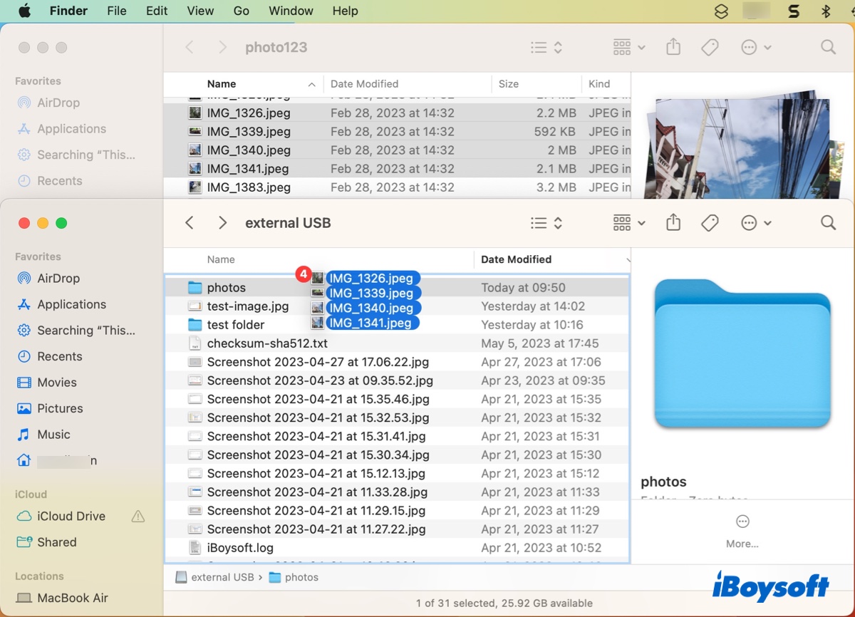 Komprimieren Sie Dateien: Verwenden Sie die Funktion zum Komprimieren von Dateien, um Speicherplatz zu sparen.
Übertragen Sie Dateien auf eine externe Festplatte: Verschieben Sie große Dateien oder Programme auf eine externe Festplatte, um Speicherplatz freizugeben.
