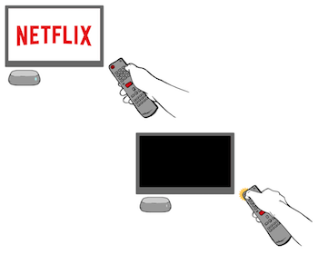 Netflix beenden und neu starten
Smart-TV neu starten