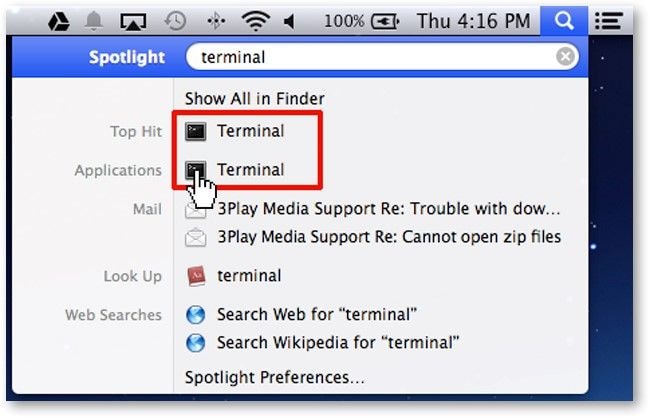 Öffnen Sie das Terminal auf Ihrem Mac. Sie finden es unter Programme > Dienstprogramme.
Geben Sie den Befehl unzip Pfad/zu/der/ZIP-Datei.zip ein und drücken Sie die Eingabetaste.