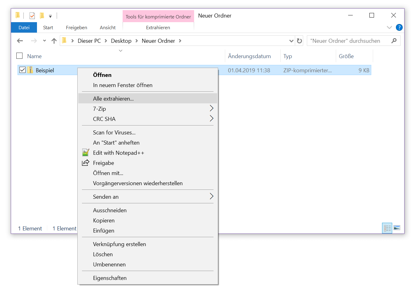 Öffnen Sie den Datei-Explorer auf Ihrem Computer.
Navigieren Sie zu dem Ordner, in dem temporäre Zip-Dateien gespeichert werden.