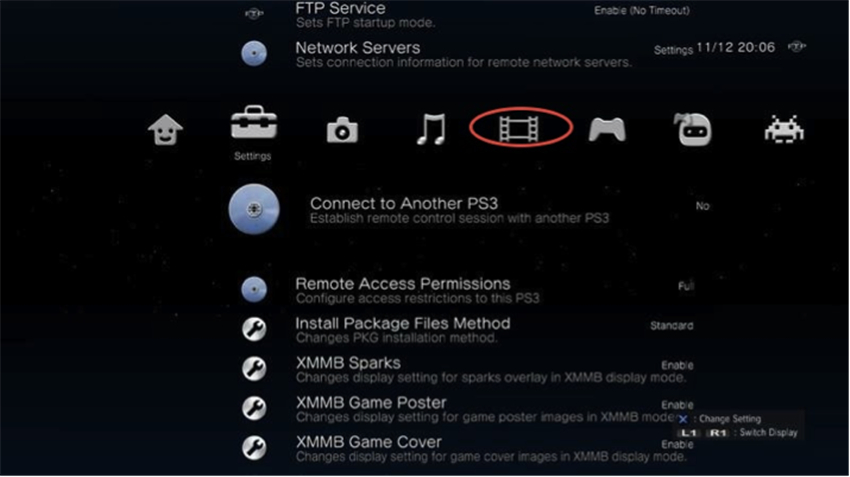 Öffnen Sie den PS3 Media Server auf Ihrem Computer.
Klicken Sie auf die Schaltfläche Einstellungen oder Optionen.