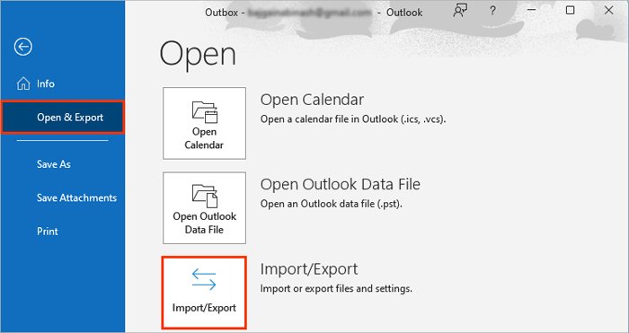 Öffnen Sie Outlook auf Ihrem Computer.
Klicken Sie auf Datei in der oberen Menüleiste.
