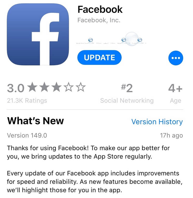 Schließen Sie andere Programme oder Apps, die die Bandbreite beeinträchtigen können
Aktualisieren Sie den Facebook Messenger auf die neueste Version