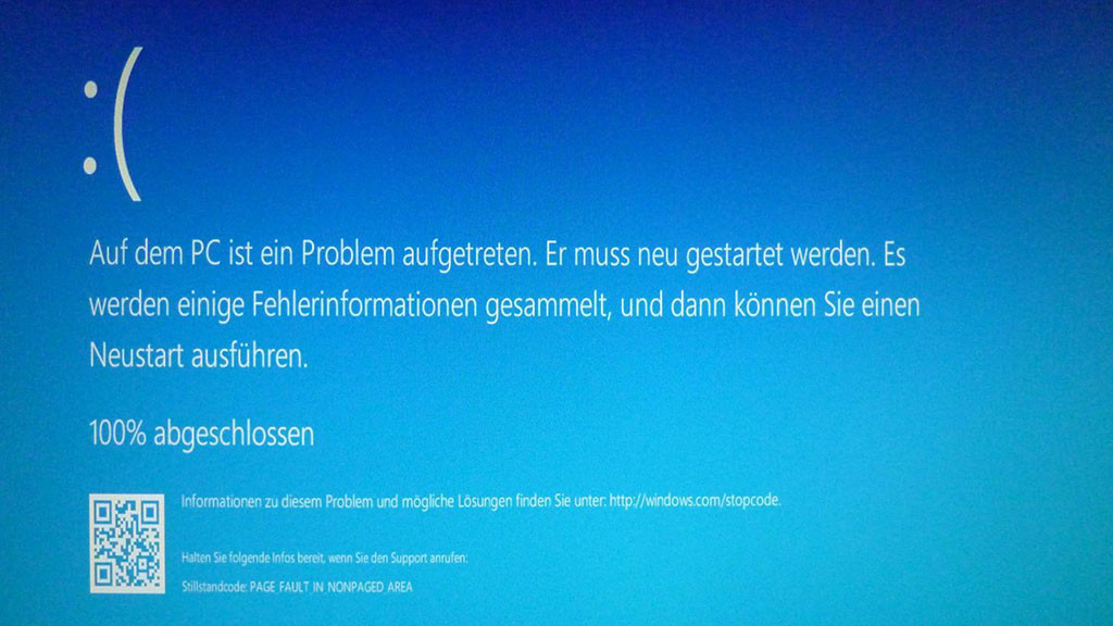 Startreparatur nach Windows-Update
Fehlermeldung beim Start nach Update