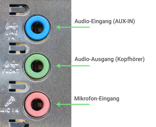 Stellen Sie sicher, dass die Audiokabel ordnungsgemäß mit den entsprechenden Anschlüssen am Computer und den Lautsprechern verbunden sind.
Überprüfen Sie, ob die Lautsprecher eingeschaltet und richtig konfiguriert sind.