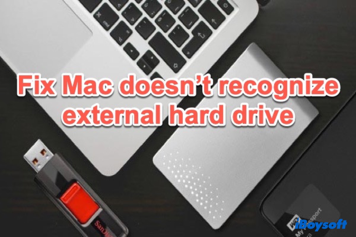 Überprüfen Sie die Verbindung der externen Festplatte mit dem Mac:
Stellen Sie sicher, dass das USB-Kabel ordnungsgemäß an den Mac und die externe Festplatte angeschlossen ist.