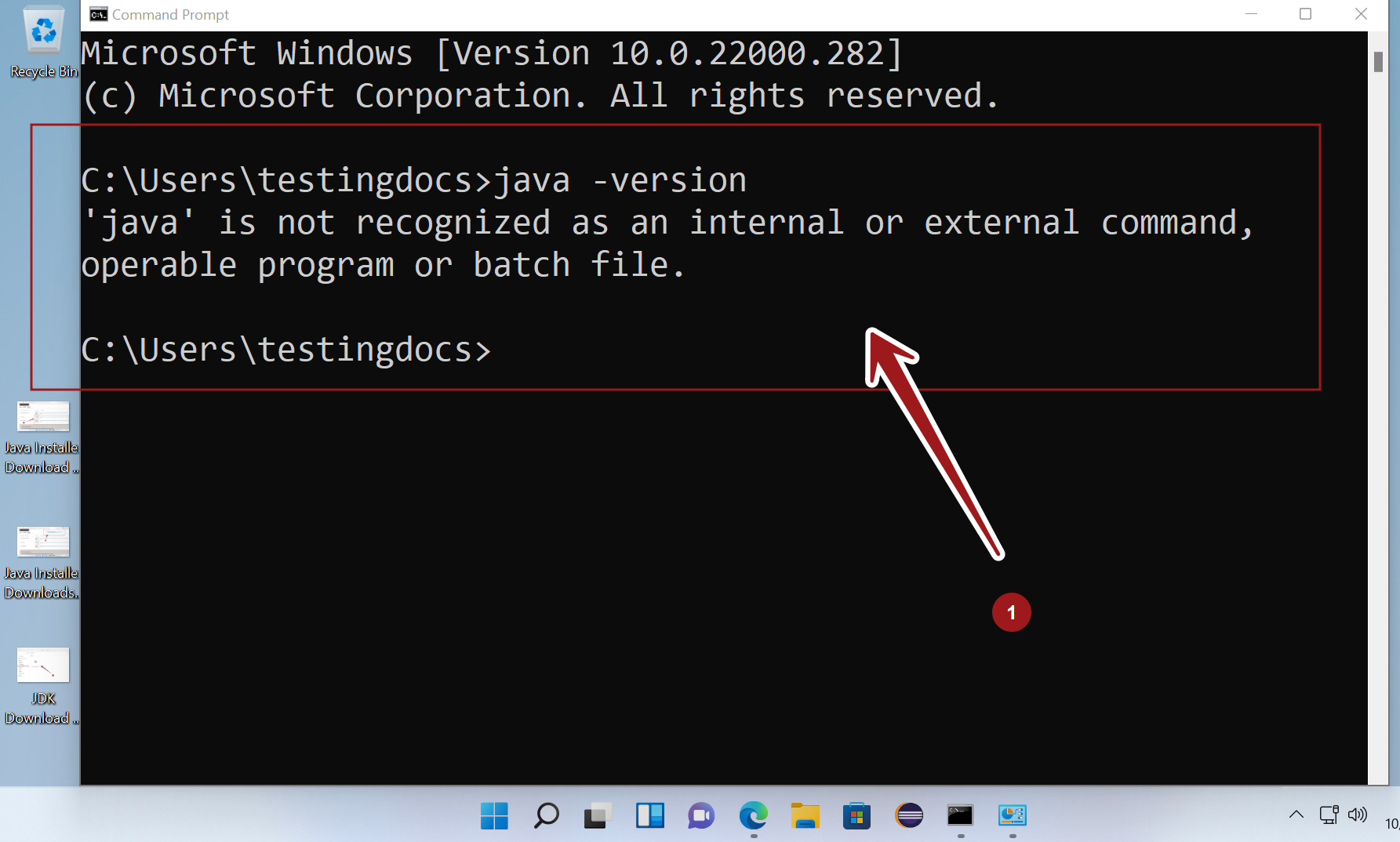 Wählen Sie die passende Java-Version für Windows 11 aus.
Klicken Sie auf den Download-Button.