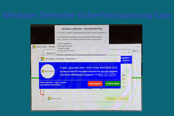 Was sind die häufigsten Anzeichen dafür, dass mein Computer von der Microsoft Warnungsbenachrichtigung und dem Windows Defender Sicherheitswarnungs-Betrug betroffen ist?
Wie kann ich sicherstellen, dass meine Antivirensoftware die Microsoft Warnungsbenachrichtigung und den Windows Defender Sicherheitswarnungs-Betrug erkennt und blockiert?